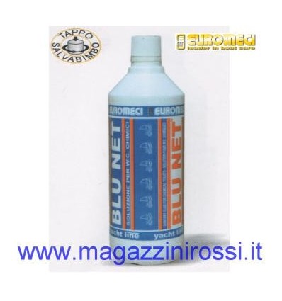 Detergente Euromeci per wc chimici Blu Net da 1 Lt Detergente Euromeci per wc chimici Blu Net da 1 Lt