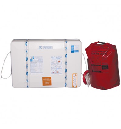 Zattera autogonfiabile Eurovinil ISO 9650 Italia + Grab Bag 8 posti oltre 12 miglia