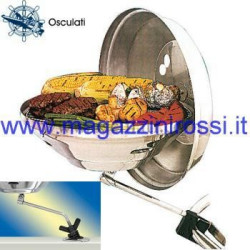 Barbecue da barca a carbonella in acciaio Magma con sup