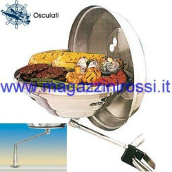 Barbecue da barca a carbonella in acciaio Magma con sup