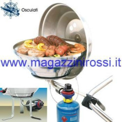 Barbecue da barca serie Magma a gas con supporto per pa