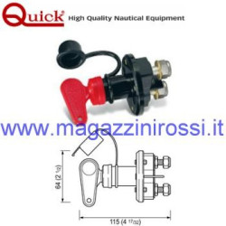 Interruttore staccabatteria Quick Nautical Equipment S1