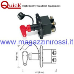 Interruttore staccabatteria Quick Nautical Equipment S1