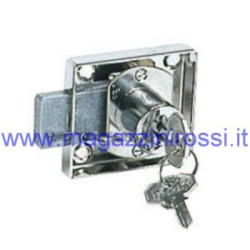 Serratura in ottone cromato tipo Yale