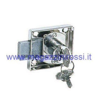 Serratura in ottone cromato tipo Yale Serratura in ottone cromato tipo Yale