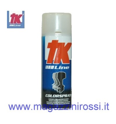 Vernice TK Line per motori marini trasparente spray 400 Vernice TK Line per motori marini trasparente spray 400