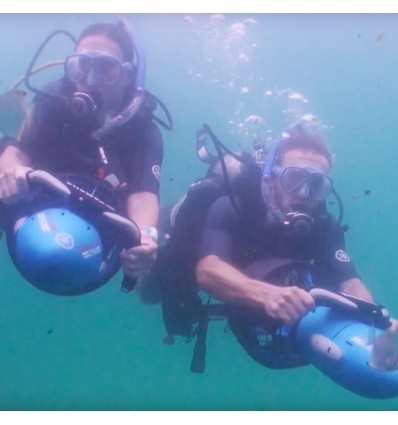 Sea scooter elettrico Yamaha RDS250 subacqueo fino a 30 mt