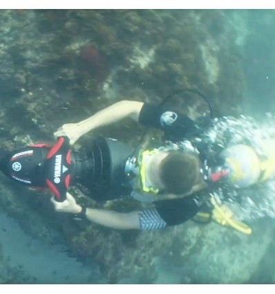 Sea scooter elettrico Yamaha RDS300 subacqueo fino a 40 mt