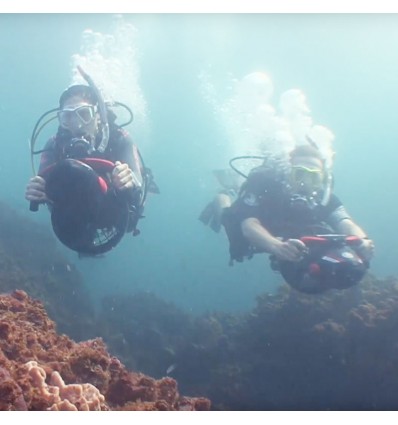 Sea scooter elettrico Yamaha RDS300 subacqueo fino a 40 mt