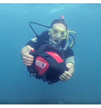 Sea scooter elettrico Yamaha 350Li subacqueo fino a 40 mt