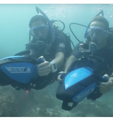 Sea scooter elettrico Yamaha 220Li subacqueo fino a 30 mt