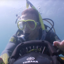 Sea scooter elettrico Yamaha 500Li subacqueo fino a 40 mt