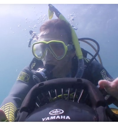 Sea scooter elettrico Yamaha 500Li subacqueo fino a 40 mt