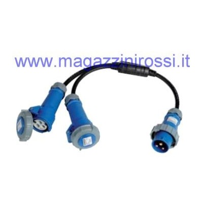 Sdoppiatore per attacco corrente banchina Sdoppiatore per attacco corrente banchina