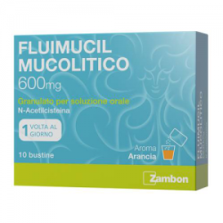 Fluimucil Mucolitico 10 bustine N-acetilcisteina 600 mg