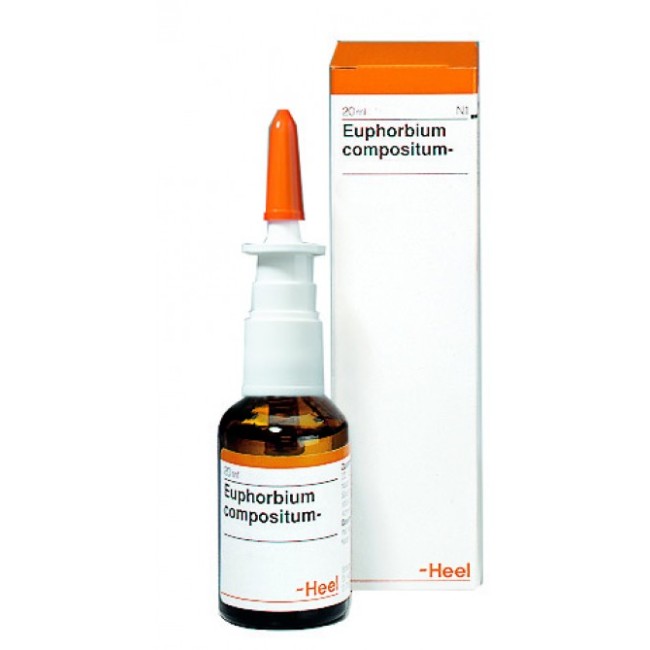 Confezione da 20 Ml di Guna Euphorbium Compositum Heel spray nasale Confezione da 20 Ml di Guna Euphorbium Compositum Heel spray nasale