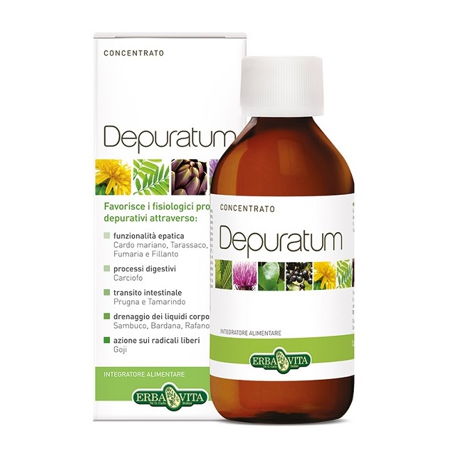 ErbaVita Linea Depuratum Depuratum Concentrato 200ml ErbaVita Linea Depuratum Depuratum Concentrato 200ml