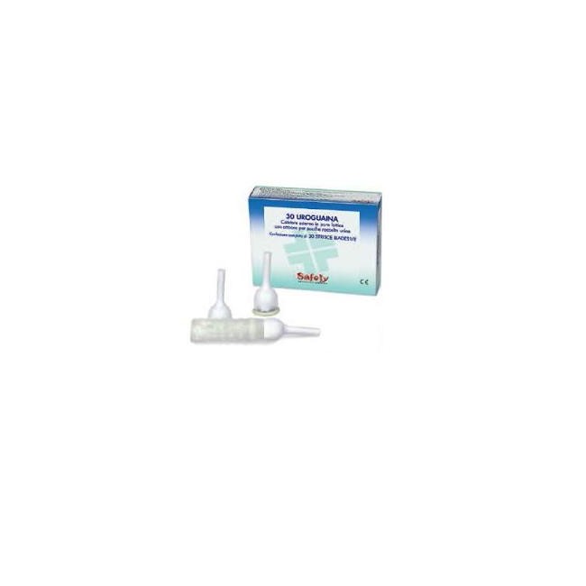 CATETERE ESTERNO CON STRISCIA BIADESIVA UROGUAINA 30 MM 30 PEZZI CATETERE ESTERNO CON STRISCIA BIADESIVA UROGUAINA 30 MM 30 PEZZI
