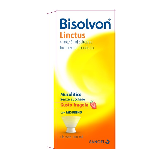 BISOLVON*SCIR FL 200ML FRAGOLA BISOLVON*SCIR FL 200ML FRAGOLA