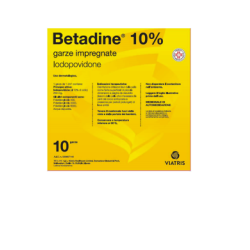 Meda Betadine 10 Garze Impregnate 10x10cm