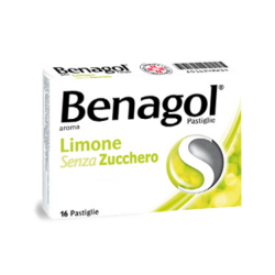 Benagol Aroma Limone Senza Zucchero 16 Pastiglie