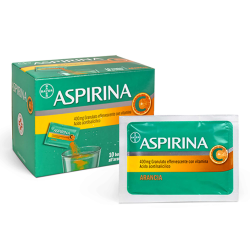 Aspirina C 400mg Granulato Effervescente Con Vitamina C 10 Bustine Arancia