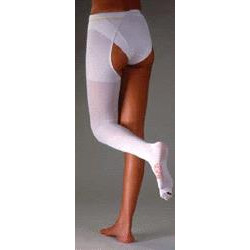 ALBERT ANDRE' ARTICOLO 702 KK6 MONOCOLLANT A-T ANTITROMBOSI PUNTA APERTA LYCRA MM HG 18-24 COLORE BIANCO TAGLIA SINISTRO L-CORTO