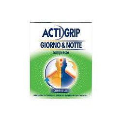 Actigrip Giorno E Notte Compresse Trattamento Sintomi Raffreddore E Influenza 12+4 Compresse