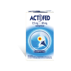 Actifed 2,5mg+60mg Decongestionante Della Mucosa Nasale 12 Compresse