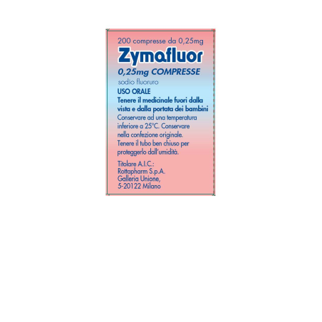Zymafluor 0.25mg 200 Compresse Zymafluor 0.25mg 200 Compresse
