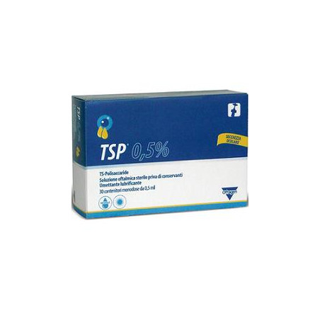 TSP 0,5% SOLUZIONE OFTALMICA UMETTANTE LUBRIFICANTE 30 FLACONCINI MONODOSE 0,5 ML