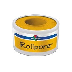 CEROTTO IN ROCCHETTO MASTER-AID ROLLPORE TESSUTO NON TESSUTO 5X1,25