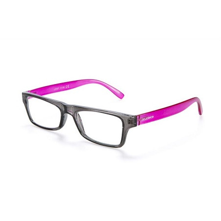 OCCHIALE PREMONTATO DA LETTURA LOLLIPOP LDGF GREY/FUXIA +3,00 DIOTTRIE
