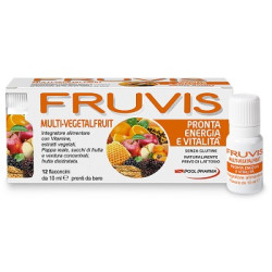 FRUVIS MULTI-VEGETALFRUIT PRONTA ENERGIA E VITALITA' 12 FLA CONCINI DA 10 ML