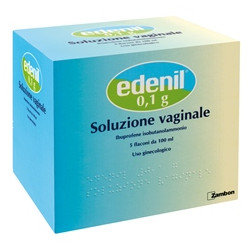 Zambon Edenil 0,1g Soluzione Vaginale Trattamento Sintomi Vulvovaginiti 5 Flaconi 100ml