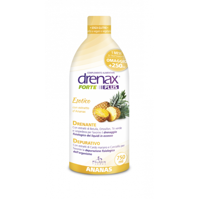 DRENAX FORTE PLUS ESOTICO CON ESTRATTO D'ANANAS 750 ML DRENAX FORTE PLUS ESOTICO CON ESTRATTO D'ANANAS 750 ML