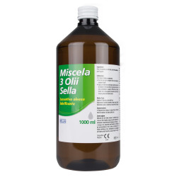 Confezione da 1 litro di Sella Miscela 3 Oli contro la stitichezza