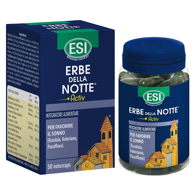 ESI ERBE DELLA NOTTE ACTIV 50 CAPSULE ESI ERBE DELLA NOTTE ACTIV 50 CAPSULE