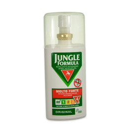 Confezione da 75 Ml di Jungle Formula molto forte spray antizanzare.