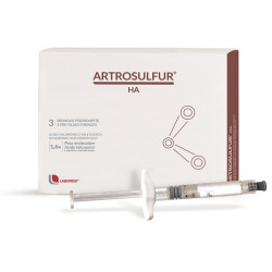 LABOREST SIRINGA INTRA-ARTICOLARE ARTROSULFUR HA ACIDO IALURONICO 1,6% 2 ML 3 PEZZI