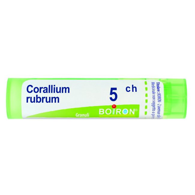 Boiron CORALLIUM RUBRUM 5CH GRANULI Boiron CORALLIUM RUBRUM 5CH GRANULI