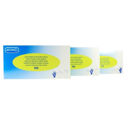 GUANTI IN LATTICE MONOUSO TAGLIA SMALL 6/6,5 100 PEZZI ALVITA