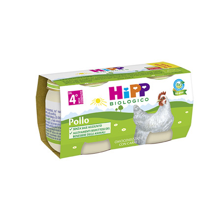 HIPP BIO HIPP BIO OMOGENEIZZATO POLLO 2X80 G HIPP BIO HIPP BIO OMOGENEIZZATO POLLO 2X80 G