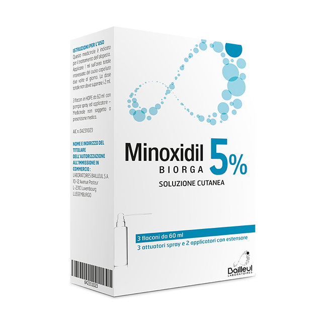 MINOXIDIL BIORGA*SOL CUT 3FL5% MINOXIDIL BIORGA*SOL CUT 3FL5%