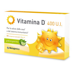 Metagenics Vitamina D 400 U.I. 84 Compresse Masticabili