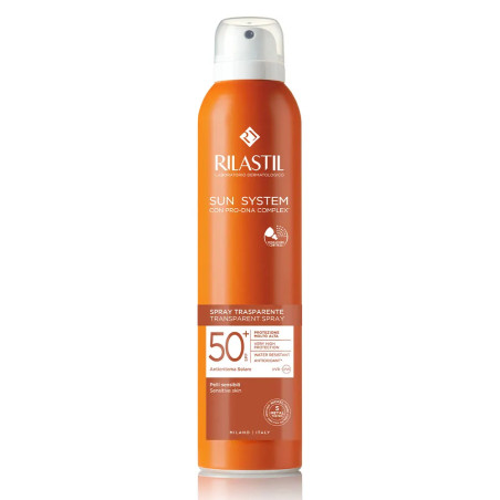 RILASTIL SUN SYSTEM TRASPARENT SPRAY SPF50+ 200 ML RILASTIL SUN SYSTEM TRASPARENT SPRAY SPF50+ 200 ML