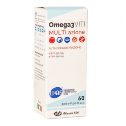 Confezione da 60 perle di Marco Viti Omega 3 integratore per il benessere del cuore