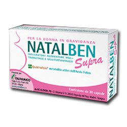 NATALBEN SUPRA INTEGRATORE PER DONNA IN GRAVIDANZA 30 CAPSULE MOLLI