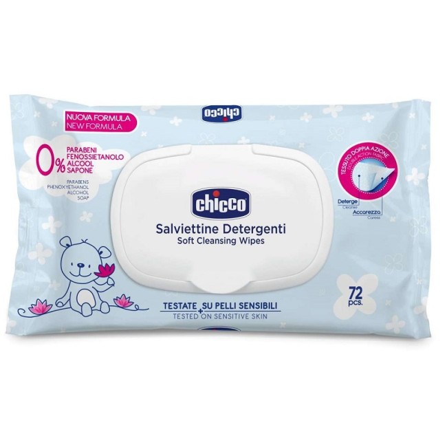 CHICCO COSMESI SALVIETTE 72 PEZZI PLAQ CHICCO COSMESI SALVIETTE 72 PEZZI PLAQ