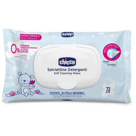 CHICCO COSMESI SALVIETTE 72 PEZZI PLAQ CHICCO COSMESI SALVIETTE 72 PEZZI PLAQ